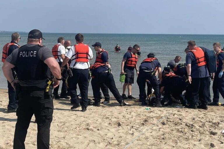 Father and Son Drown in Lake Michigan
